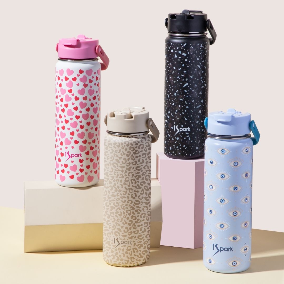 Dual Lid Dazzler Insulated Bottle image 1